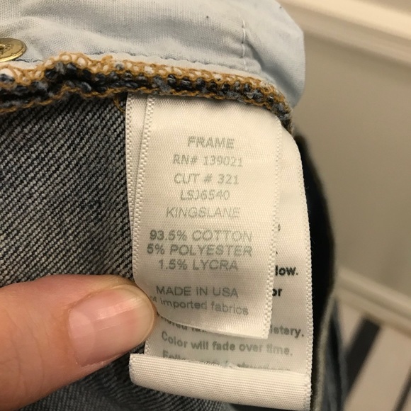 Frame Denim Le Skinny de Jeanne 27 jeans blue - Picture 8 of 8